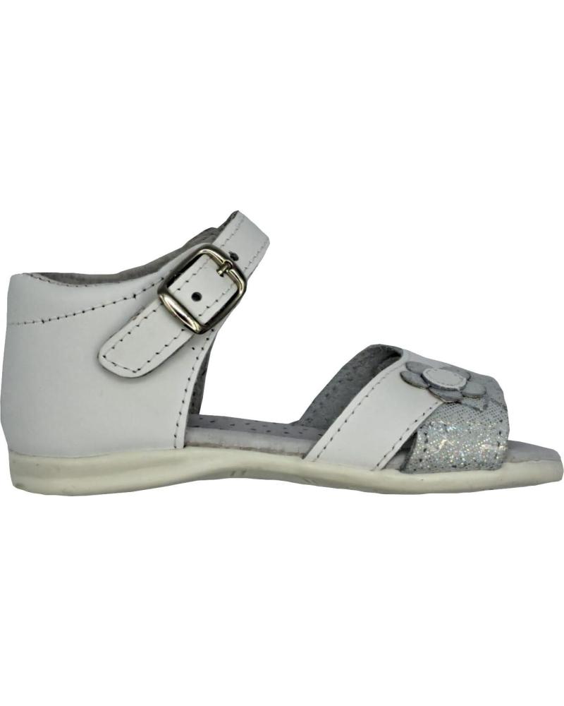 Sandalias de Niña HURAN SANDALIA NINA PIEL BLANCO