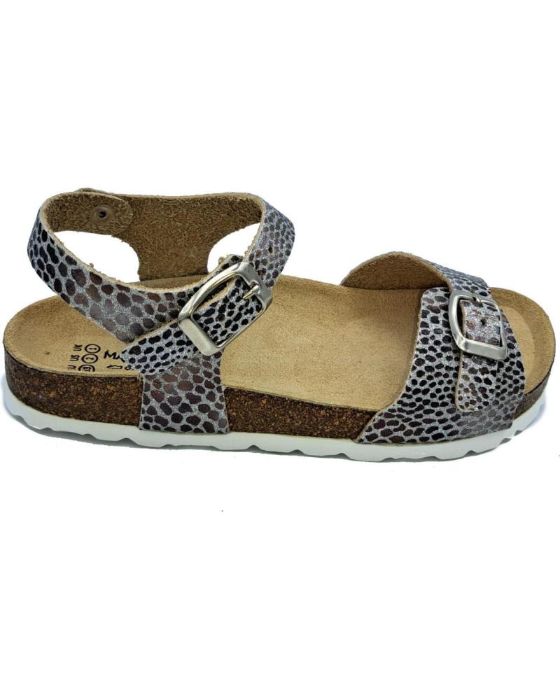 Sandalias de Niña CALZADOMANIA SANDALIA PIEL PLATA