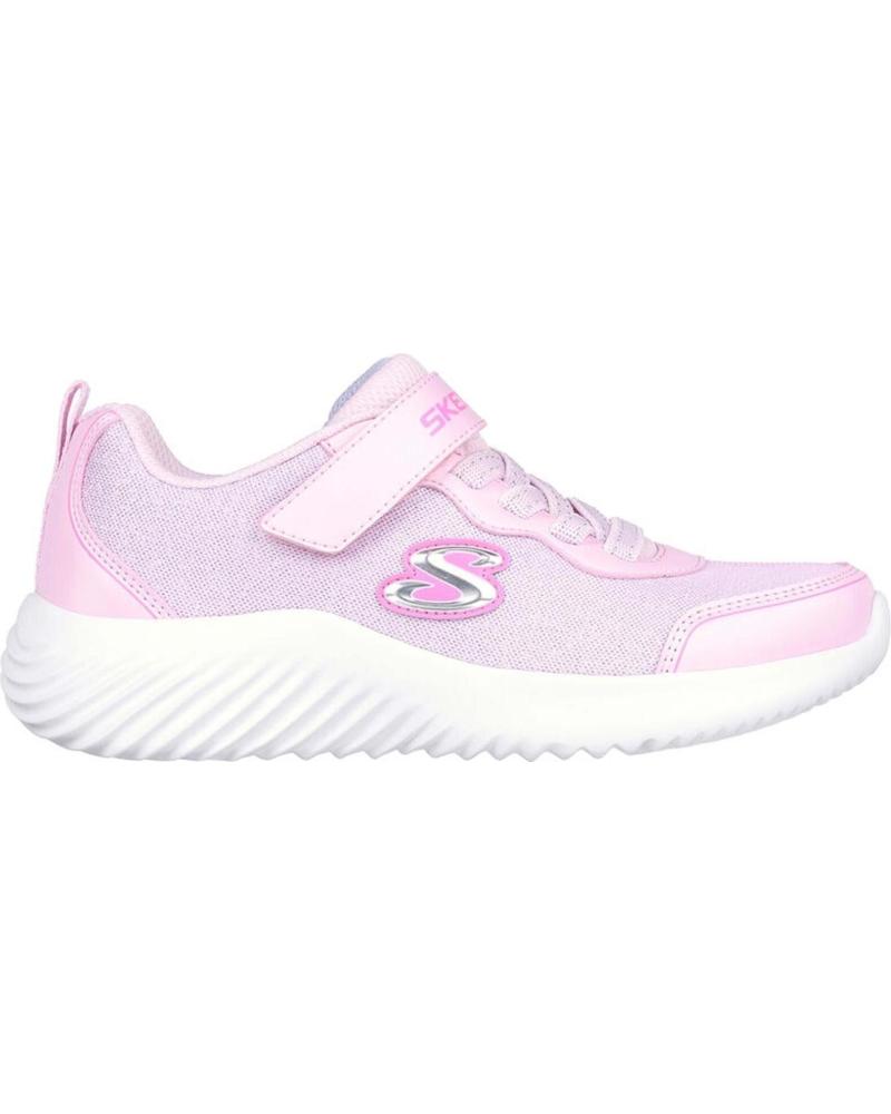 SKECHERS BOUNDER-GIRLY GROOVE ZAPATILLAS ROSAS PINK