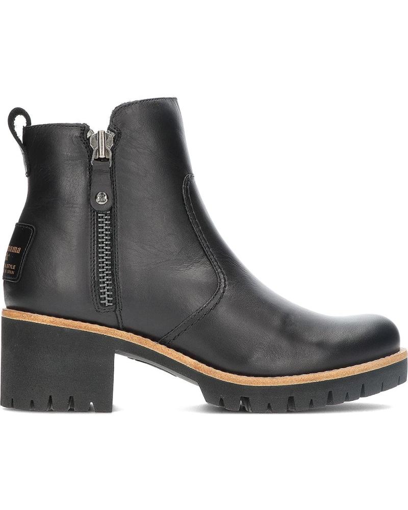 PANAMA JACK BOTINES DE TACÓN PAULINE TRAV B2 NAPA NEGRO NAPA NEGRO