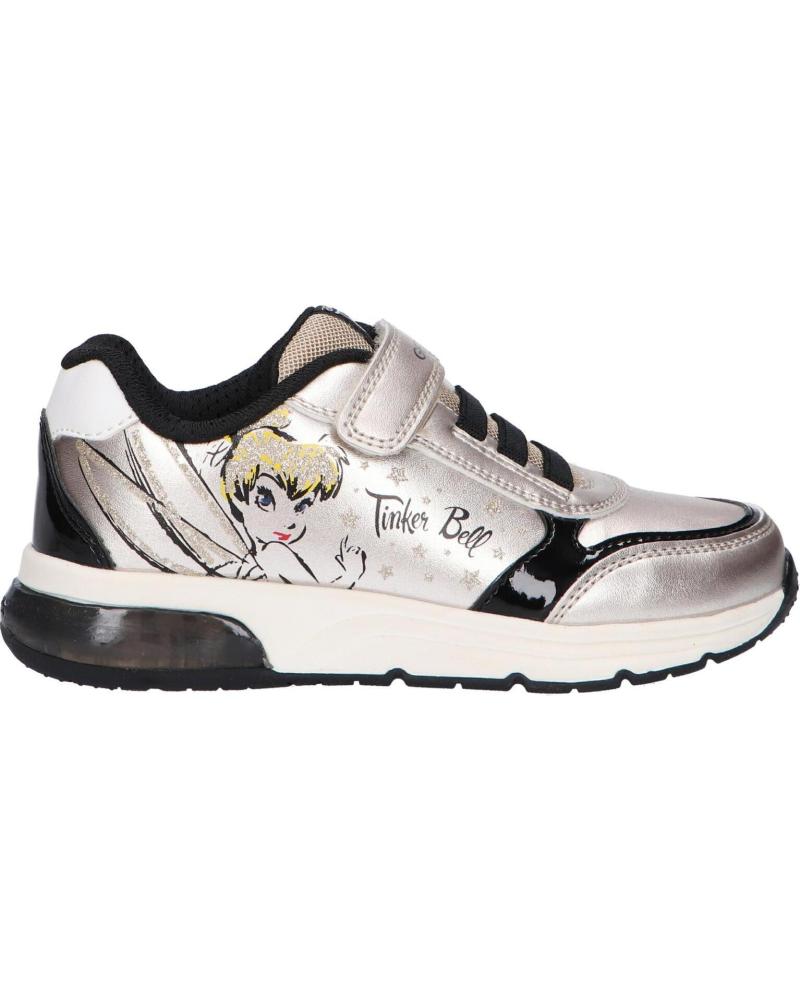 Deportivas de Niña GEOX J368VD 0AJ02 J SPACECLUB C2229 PLATINUM-BLACK