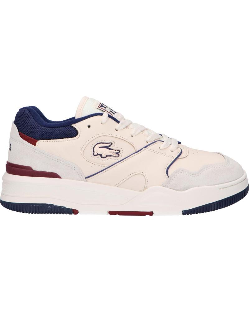 Zapatillas deporte de Mujer y Hombre LACOSTE 46SMA0088 LINESHOT WN1 OFF WHT-NVY