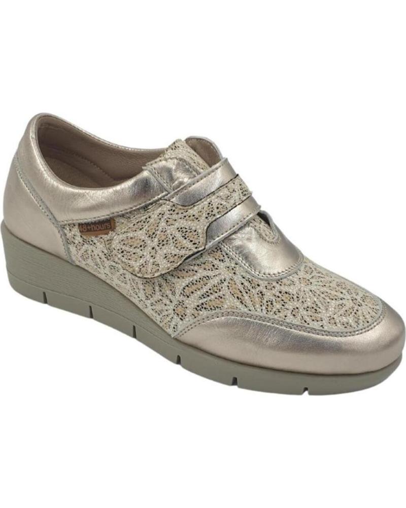 Sapatos de Mulher 48 HORAS ZAPATOS PRIMAVERA VERANO CHAMPAN 311103 ORO