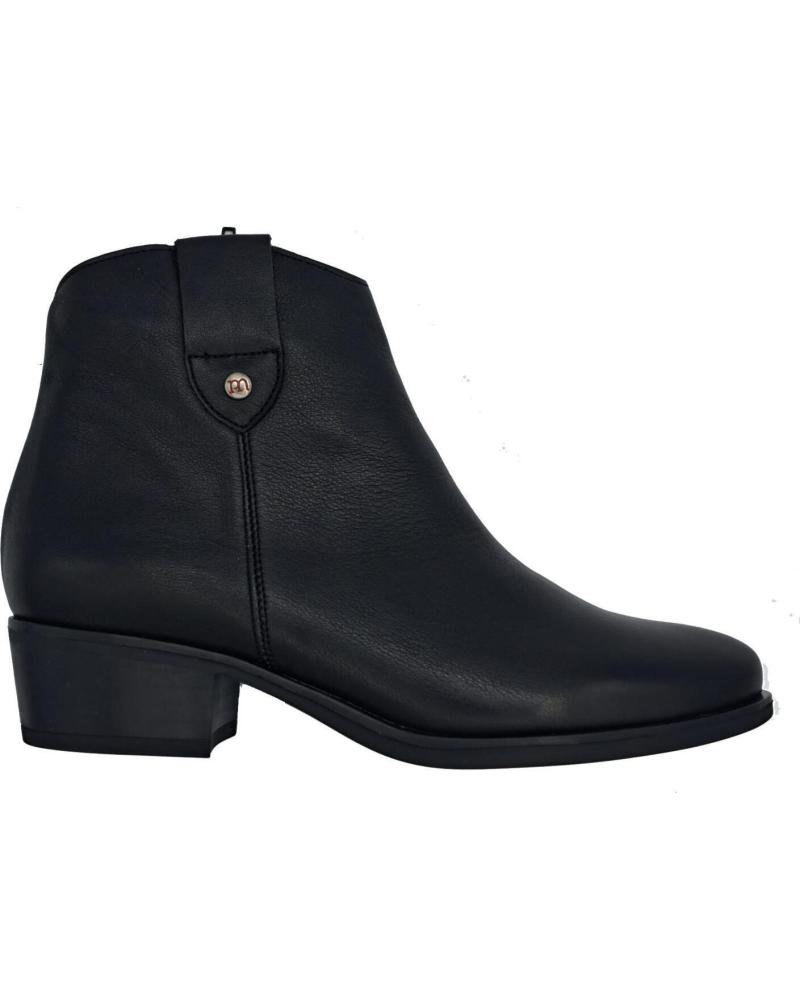 Botins de Mulher PEPE MENARGUES BOTIN PIEL CAMPERO NEGRO