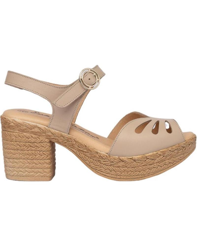 Sandalias de Mujer EVA MAÑAS SANDALIA PIEL 1229 ARENA