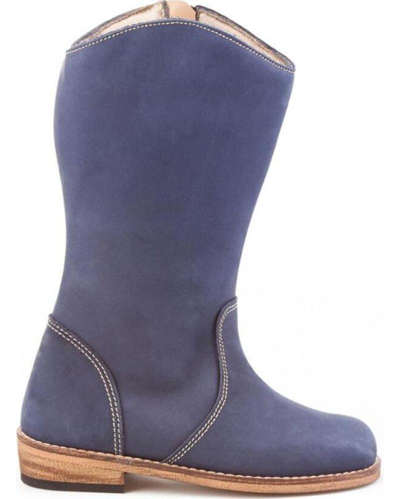 Botas de Niña ANGELITOS BOTA ALTA PIEL 647 MARINO