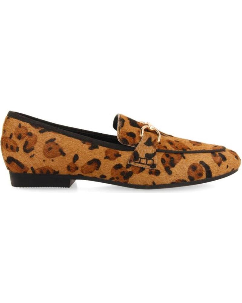 Bailarinas de Mujer GIOSEPPO MOCASINES CON PRINT DE LEOPARDO PARA MUJER DUPREE MARRON