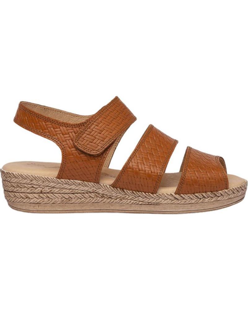 Sandalias de Mujer EVA MAÑAS SANDALIA PIEL 1261 CUERO