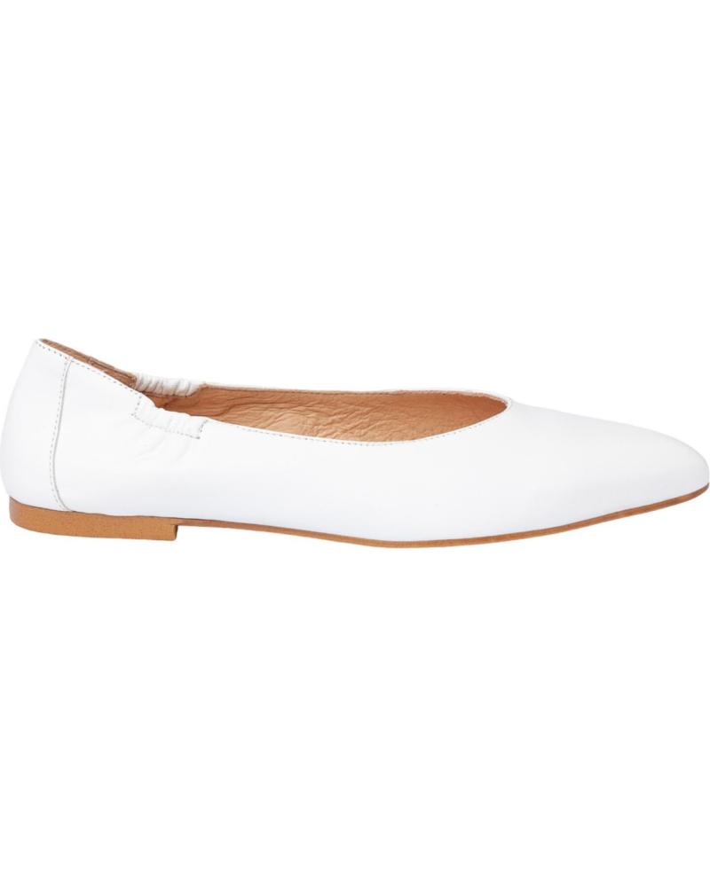 Bailarinas de Mujer EVA MAÑAS BABUCHA PIEL 1480 BLANCO