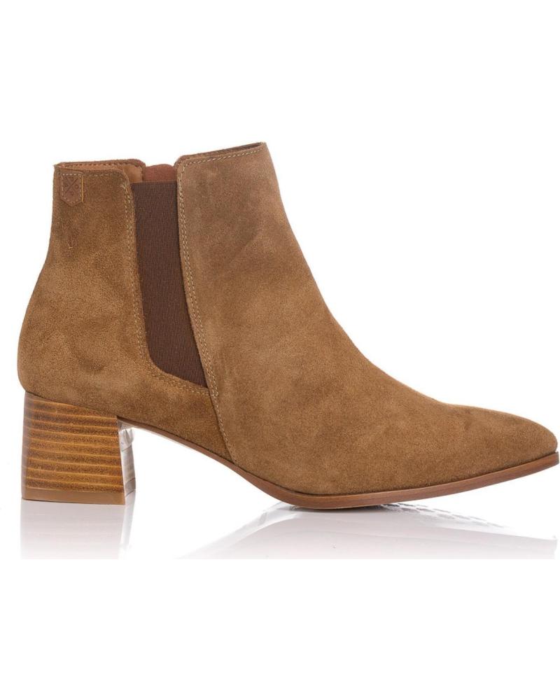 Botines de Mujer POPA BOTINES DE TACON EYRA CUERO MARRóN