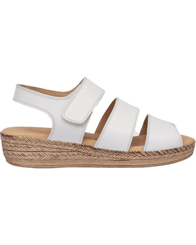 Sandalias de Mujer EVA MAÑAS SANDALIA PIEL 1262 BLANCO