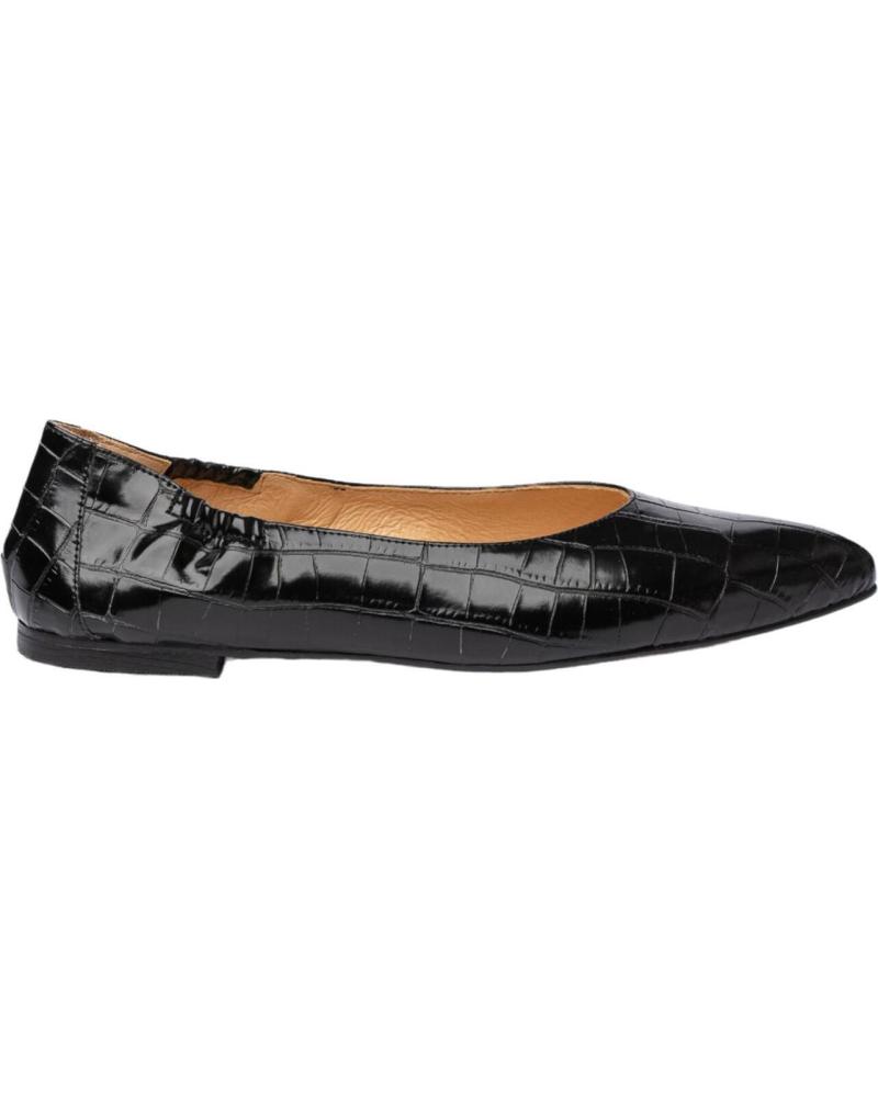 Bailarinas de Mujer EVA MAÑAS SALON BABUCHA PIEL 1481 NEGRO