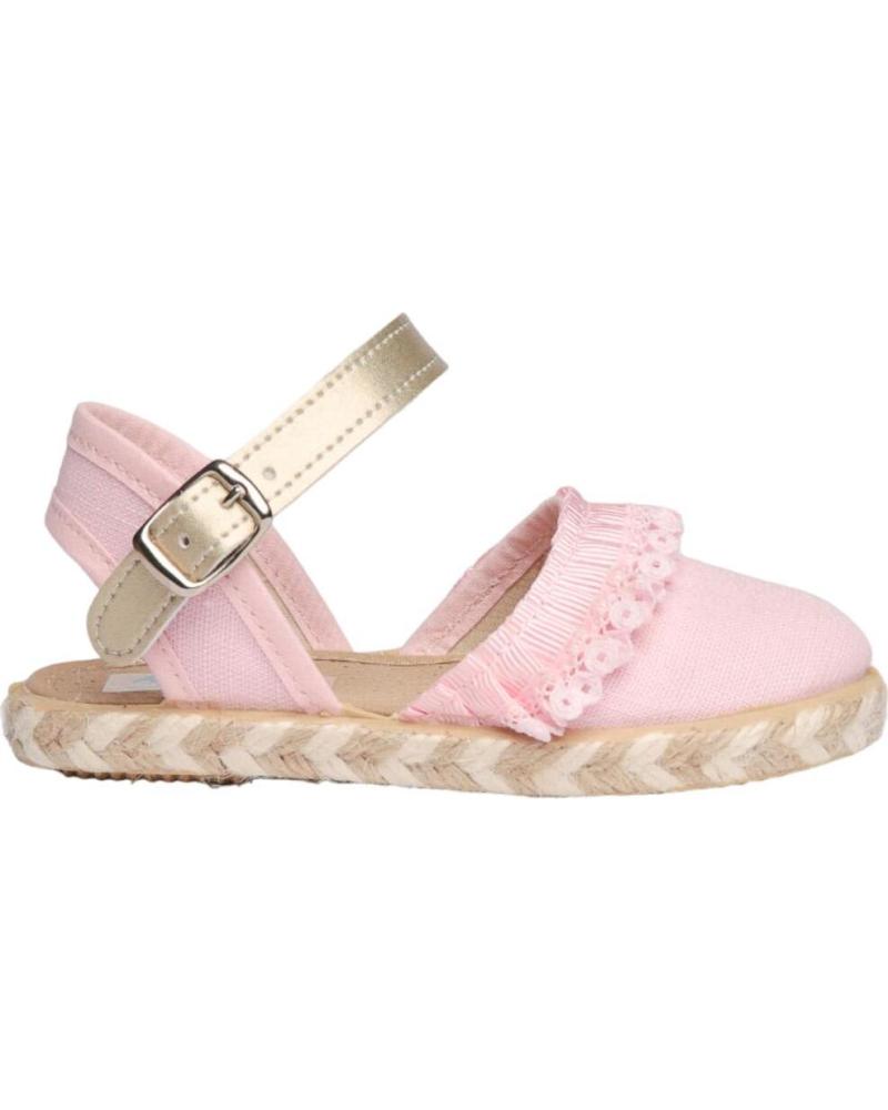 Zapatos de Niña ANGELITOS SANDALIA VALENCIANA ANG951 ROSA