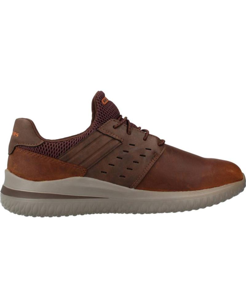 Zapatillas deporte de Hombre SKECHERS SNEAKERS 210308 CUERO MARRóN