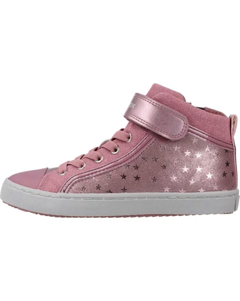 Zapatillas Altas de Niña Geox J Kalispera Girl I I en Rosa Dk Pink