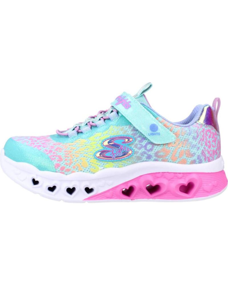 Deportivas de Niña SKECHERS S LIGHTS FLUTTER HEART LIGHTS AZUL