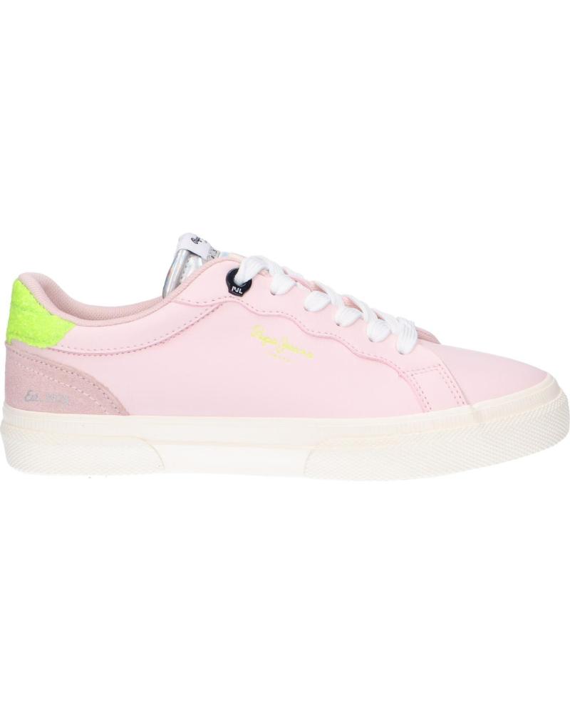 Zapatillas deporte de Mujer y Niña PEPE JEANS PGS30483 KENTON CLASSIC 319 MAUVE PINK