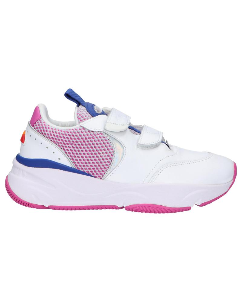 Zapatillas deporte de Mujer ELLESSE 610268 CESANA LTHR AF WHITE-BOLD BLUE-SUPER PINK