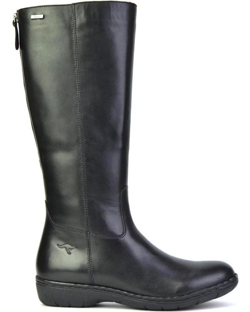 Botas de Mujer Kangaroos Bota Senora Piel Negropiel Negro