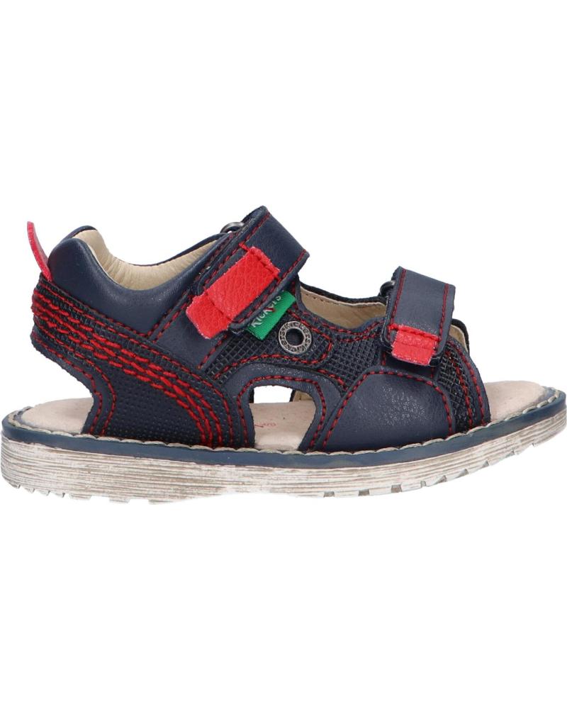 Sandalias de Niño KICKERS 694213-10 PEPPER 103 MARINE ROUGE