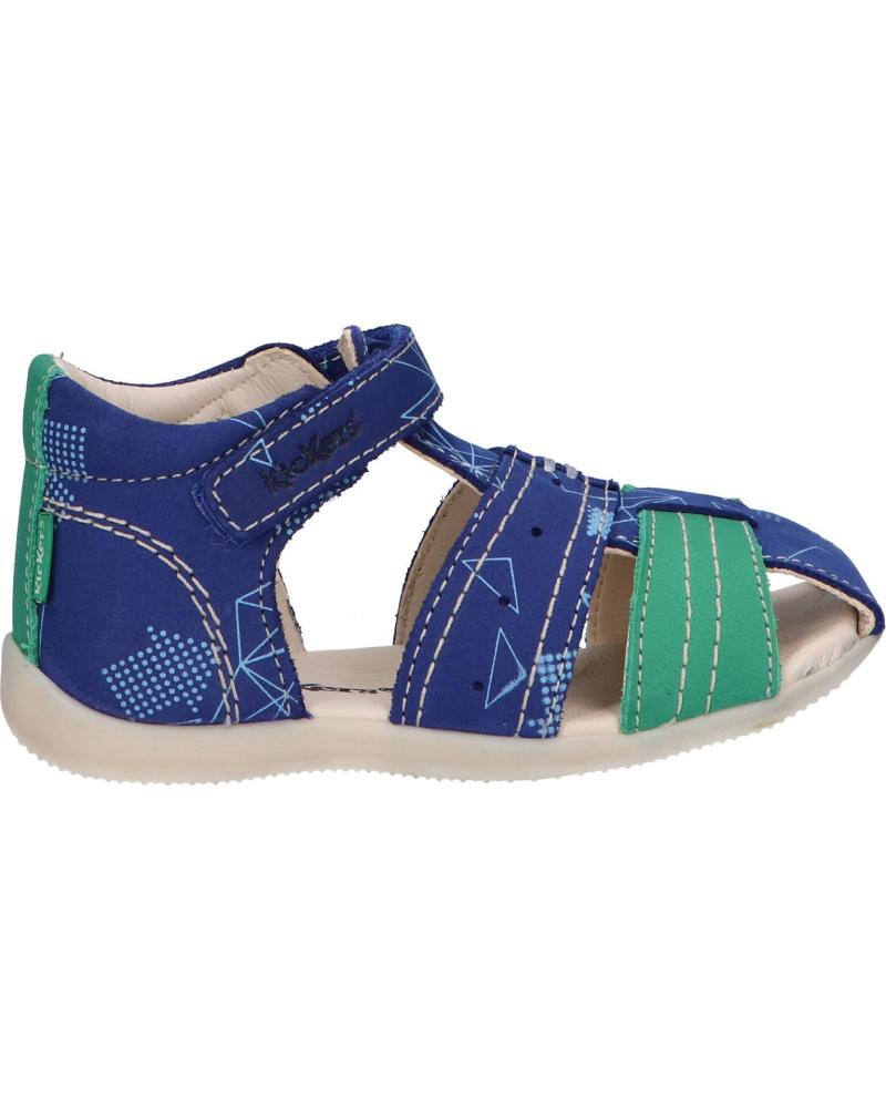 Sandalias de Niño KICKERS 786421-10 BIGBAZAR-2 51 BLEU VERT GALACTIC