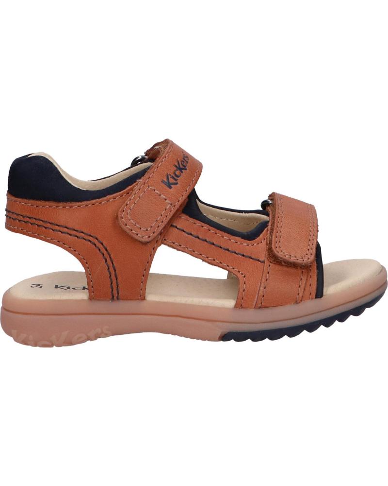 Sandalias de Niño KICKERS 349498-30 PLATINO 114 CAMEL