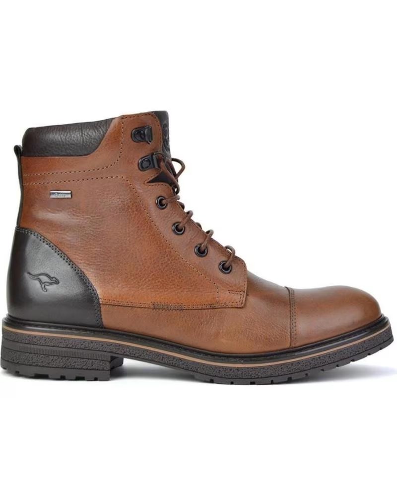 Botas de Hombre Kangaroos Botin Caballero Piel Cuero-marronpiel Cuero-marron – imagen 1