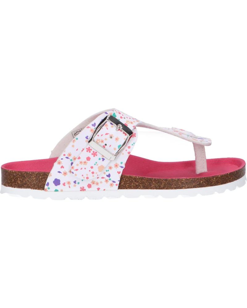 Chanclas de Niña KICKERS 784464-30 SUMMERIZA 3 BLANC BLOSSOM