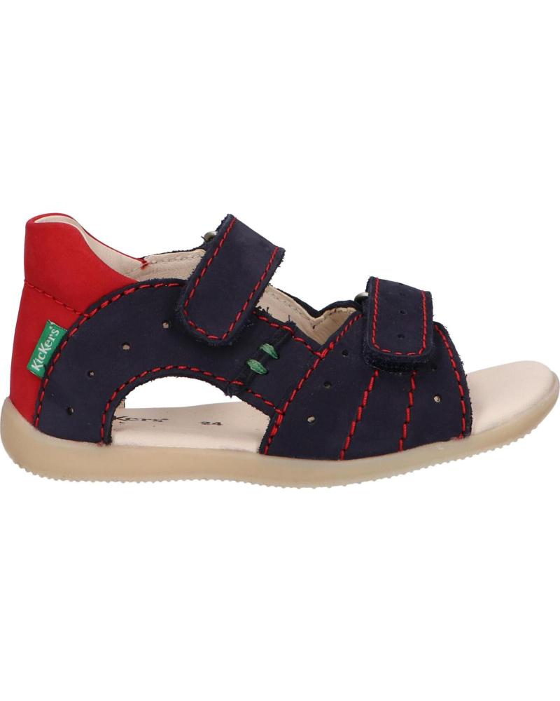 Sandalias de Niño KICKERS 785400-10 BOPING-2 103 MARINE ROUGE