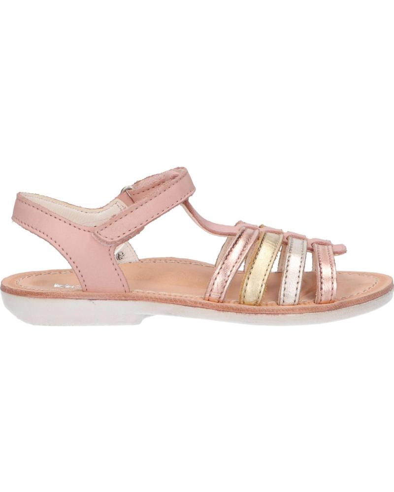 Sandalias de Mujer y Niña KICKERS 858620-30 COSMETICK 131 ROSE METALLISE OR