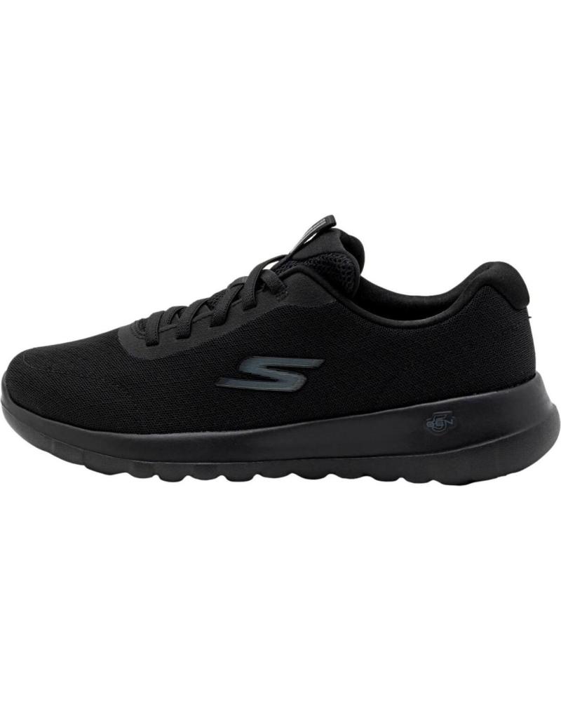 SKECHERS GO WALK JOY 124661 BBK NEGRO - ZAPATILLAS DEPORTIVAS FITNESS NEGRO