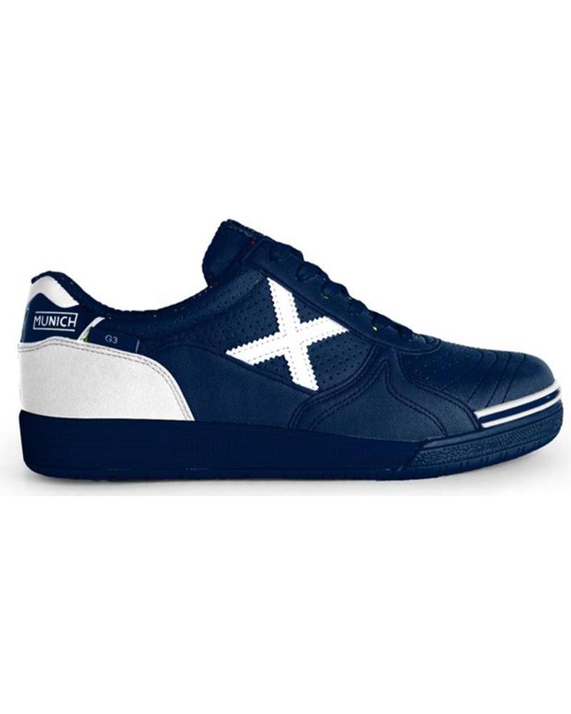 ZAPATILLAS FÚTBOL SALA NIÑOS MUNICH G3 KID VELCRO 1518319-VCO - AZUL AZUL