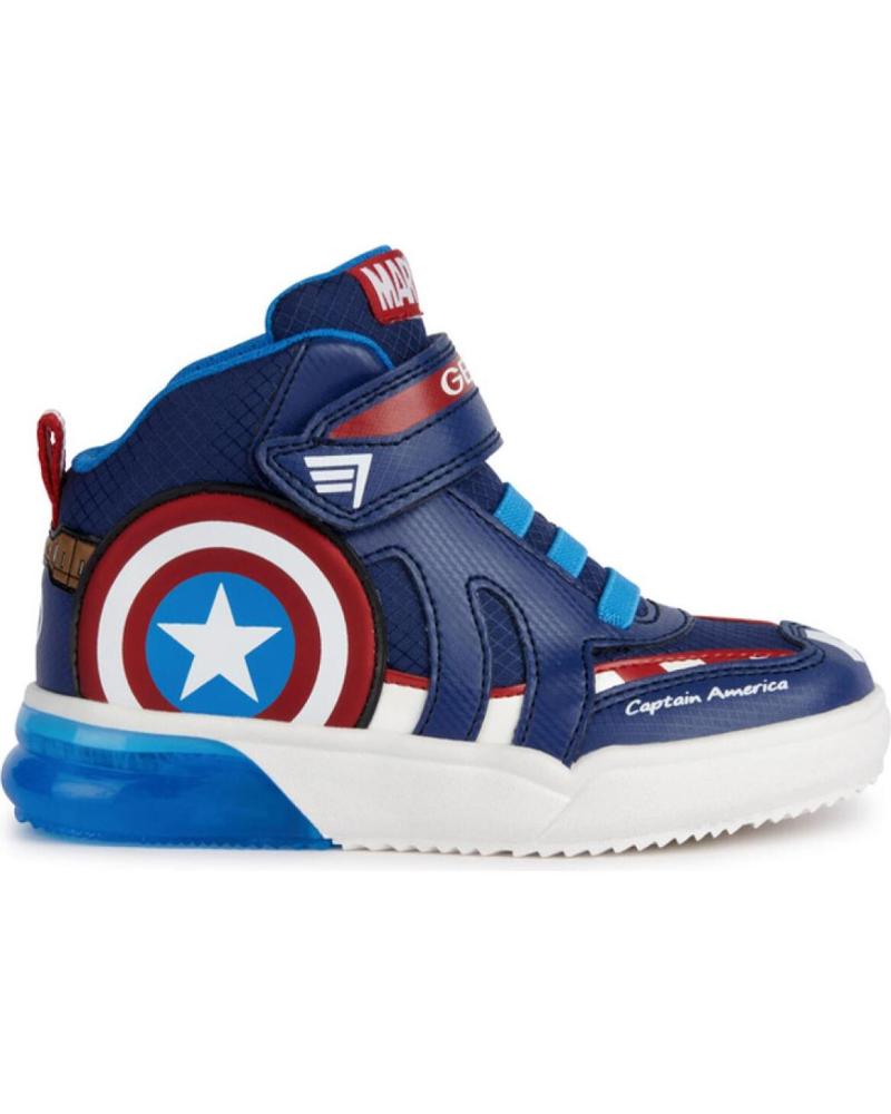 Botines de Niño GEOX J369YC CAPITAN AMERICA NAVY-RED