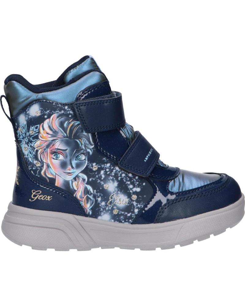 Botas de Niña GEOX J268AD 054AJ J SVEGGEN C4256 NAVY-PLATINUM