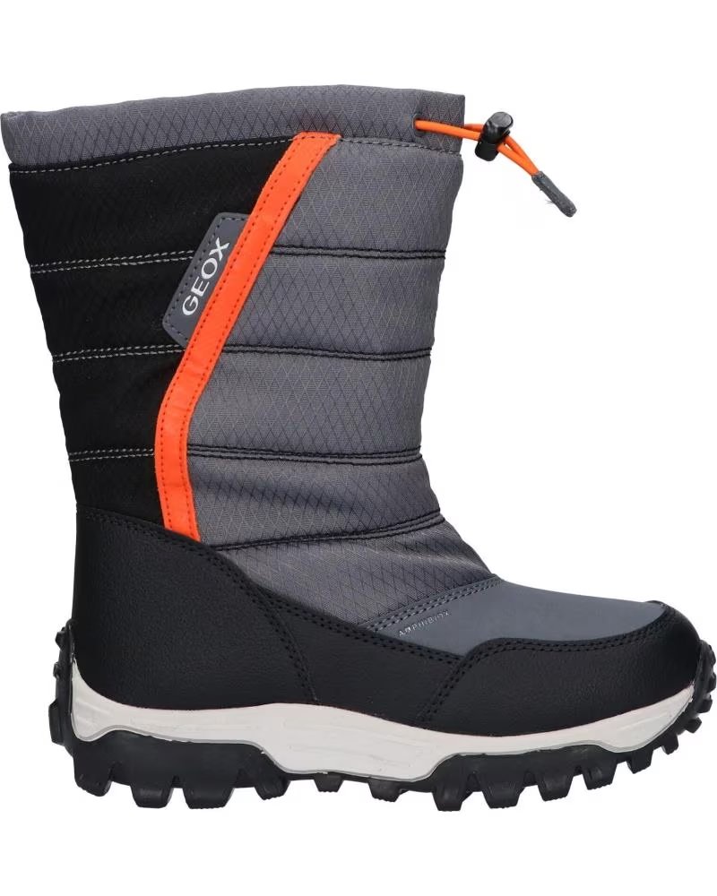 Botas de Niña y Niño Geox J26FRA 0FU50 J Himalaya Boy B Abx C0904 Dk Grey-orange