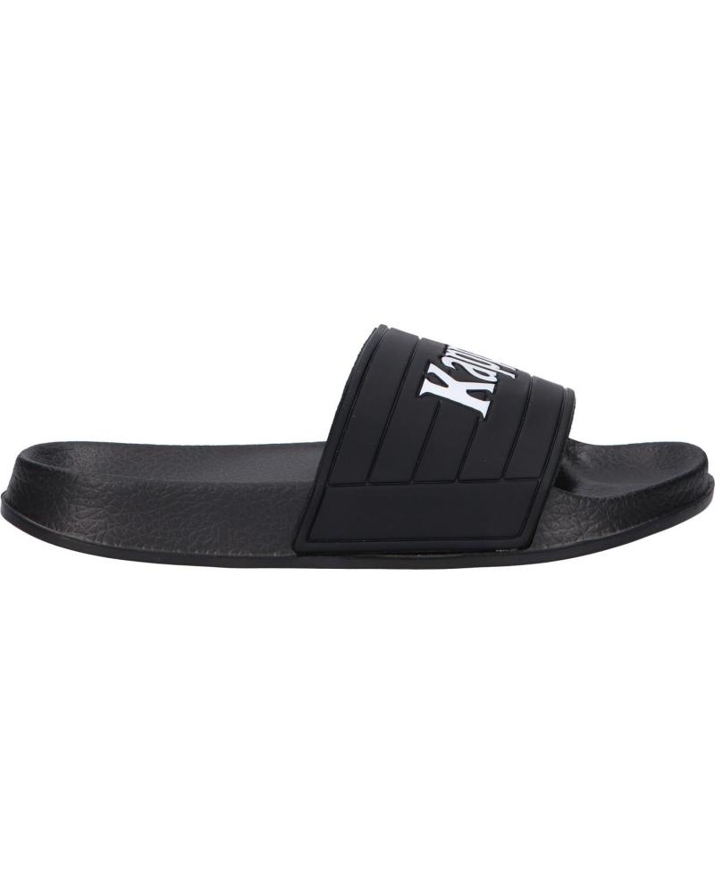 CHANCLAS SLIDE KAPPA CASERTA 32121NW-943 NEGRO Y BLANCO 943 BLACK-WHITE