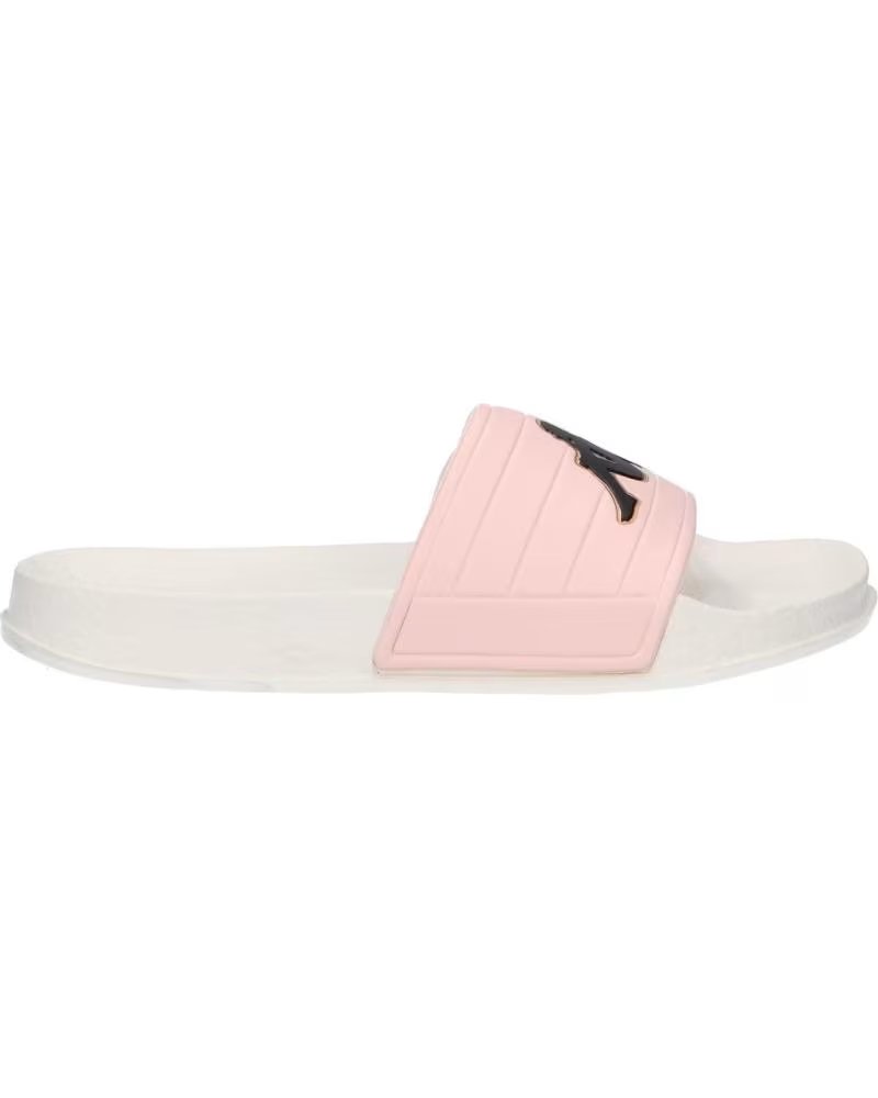 Chanclas de Niña y Niño Kappa 304Q930 Logo Matese A08 White-pink