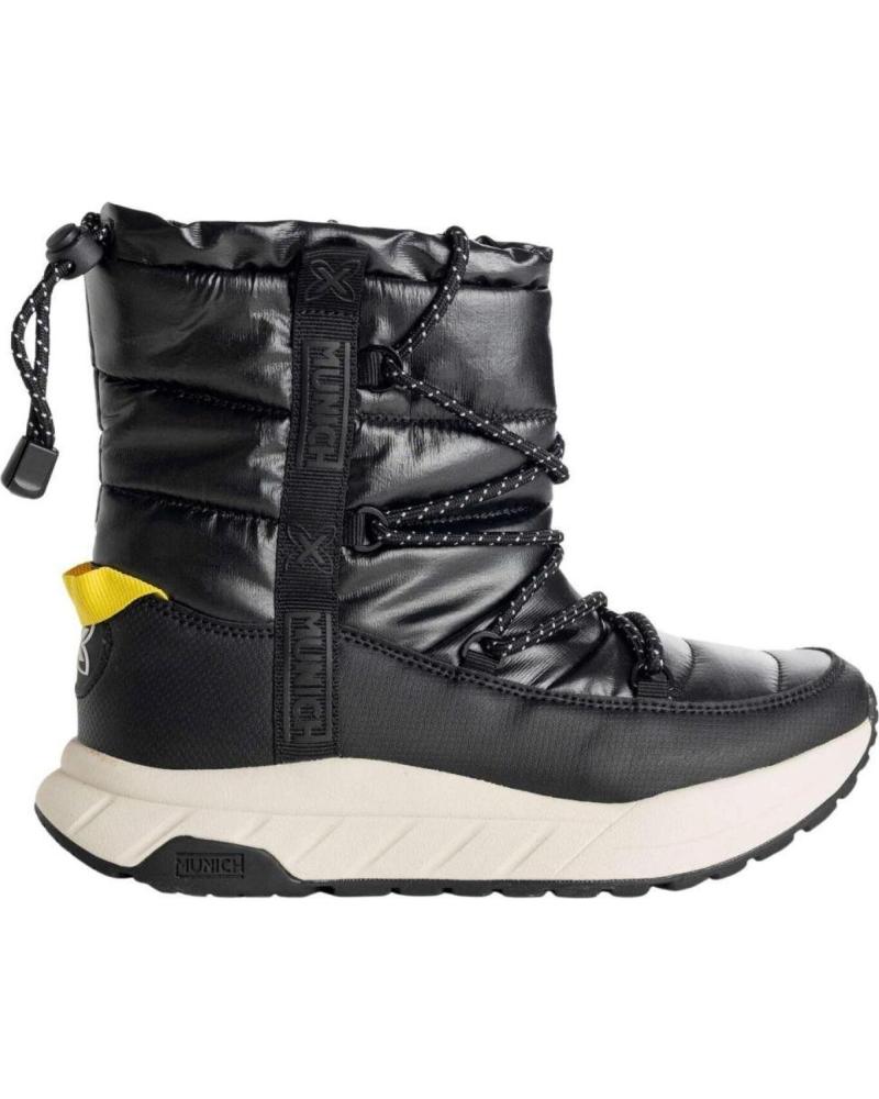 Botines de Mujer y Niña MUNICH ZAPATILLAS -CARLO 01-8197001 NEGRO