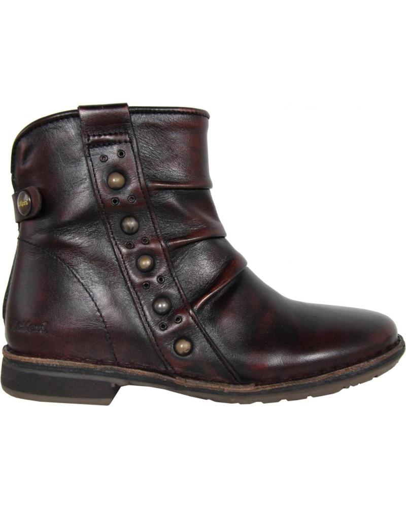 Botas de Mujer y Niña y Niño KICKERS 440781-30 GROOVINGS 4 ROUGE