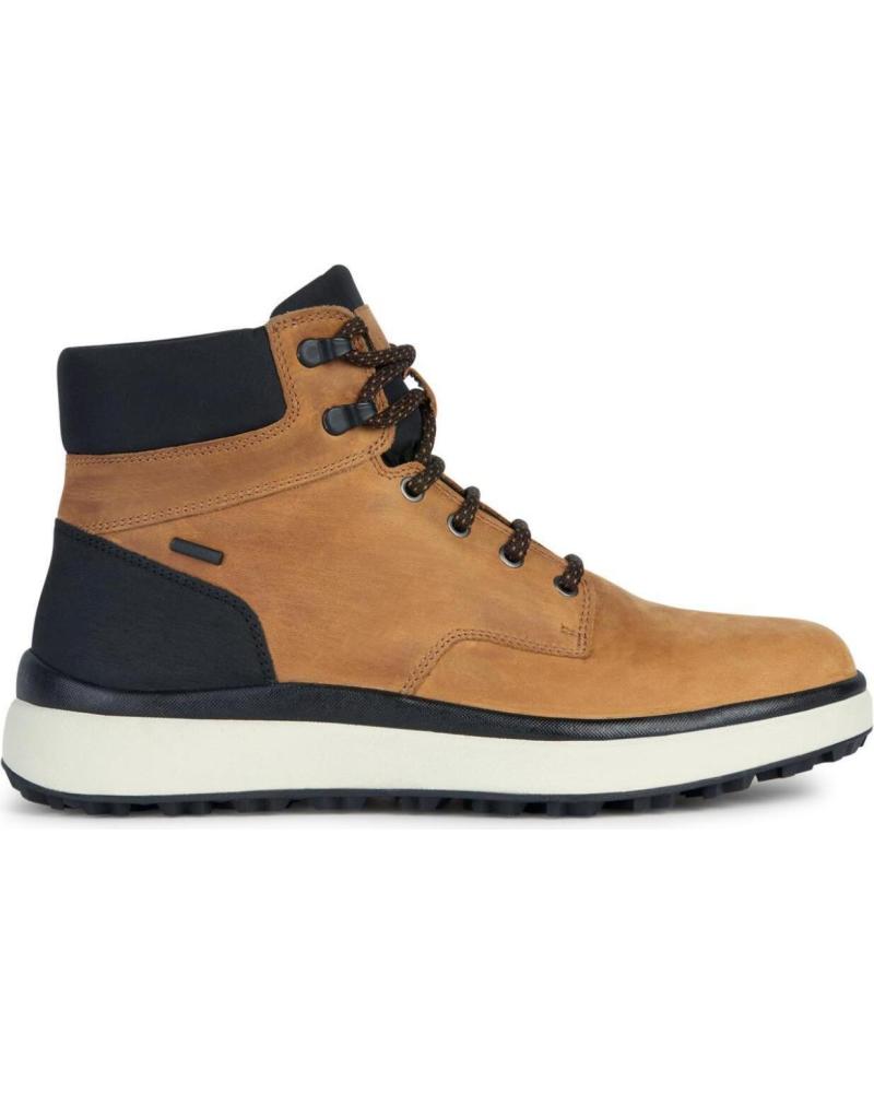 GEOX U GRANITO GRIP B A U36FZC C2112 - BOTINES HOMBRE OCRE MARRÓN MOSTAZA