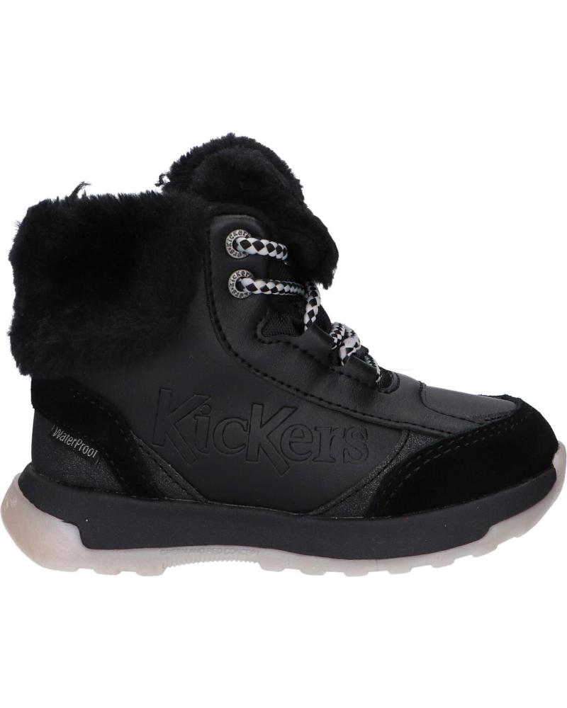 Botines de Niño KICKERS 910810-30 KICKFLUFFY 8 NOIR