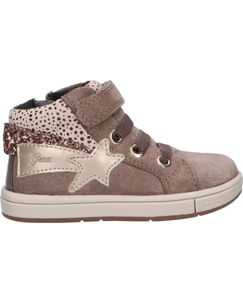 Botines de Niña GEOX B164AC 022NF B TROTTOLA C9006 SMOKE GREY