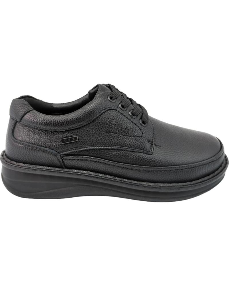 Sapatos de Homem G COMFORT 3706-0 PIEL NEGRA NEGRO