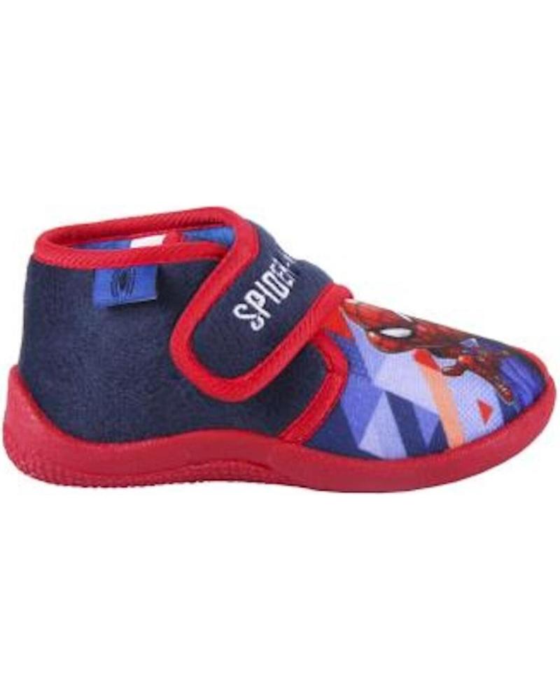 ZAPATILLAS DE CASA ARTESANÍA CERDA SPIDERMAN CON VELCRO MULTICOLOR ROJO