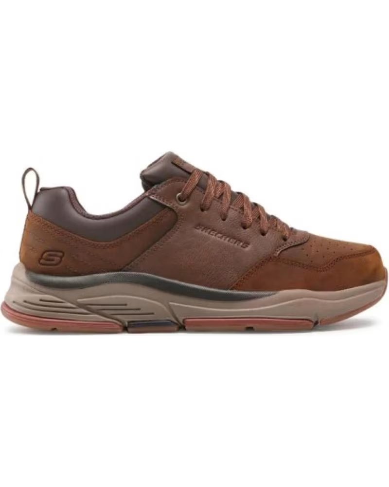 Skechers Relaxed Fit Benago Treno Zapatillas de Deporte Marrón 66204 Cdb