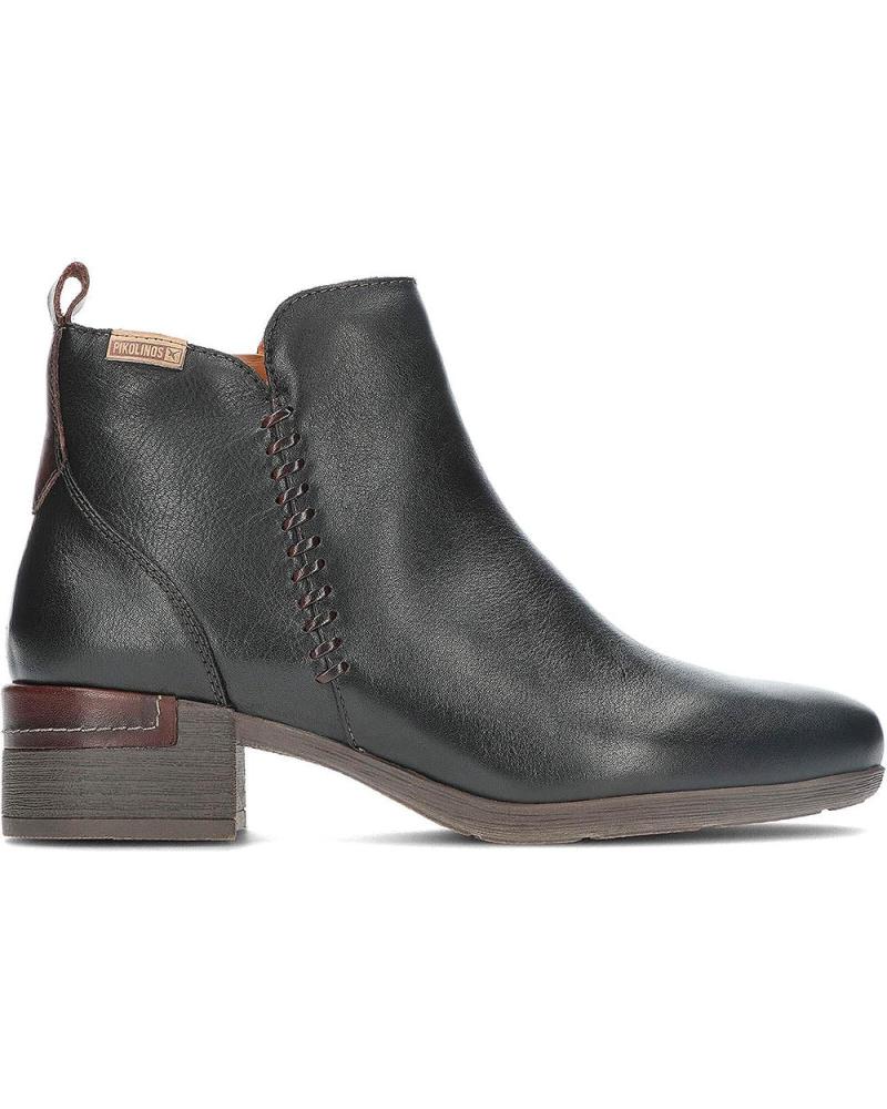 Pikolinos Negro De Botines Málaga W6w-8950 De Cuero