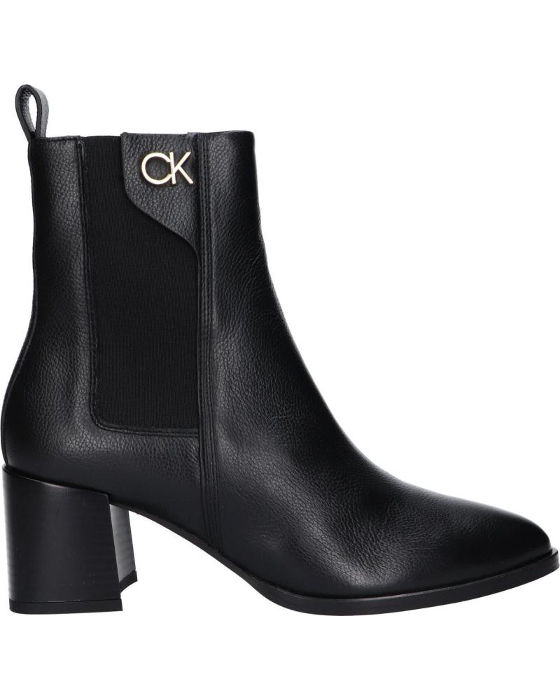 Botas de Mujer CALVIN KLEIN HW0HW01814 ALMOND CHELSEA BOOT BEH CK BLACK