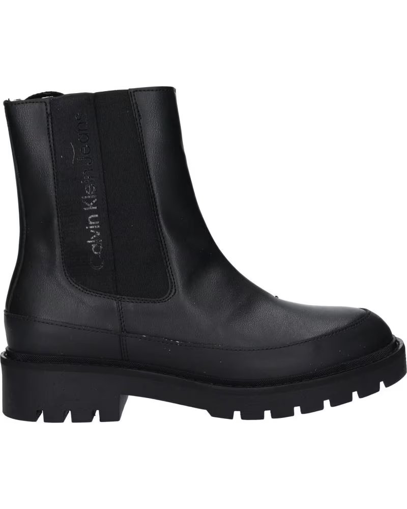 Calvin Klein YW0YW01254 Combat Mid Chelsea Boot 0GT Triple Black