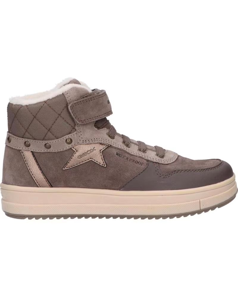 Geox J04CVB 022FU J Rebecca Girl Wpf C9006 Smoke Grey