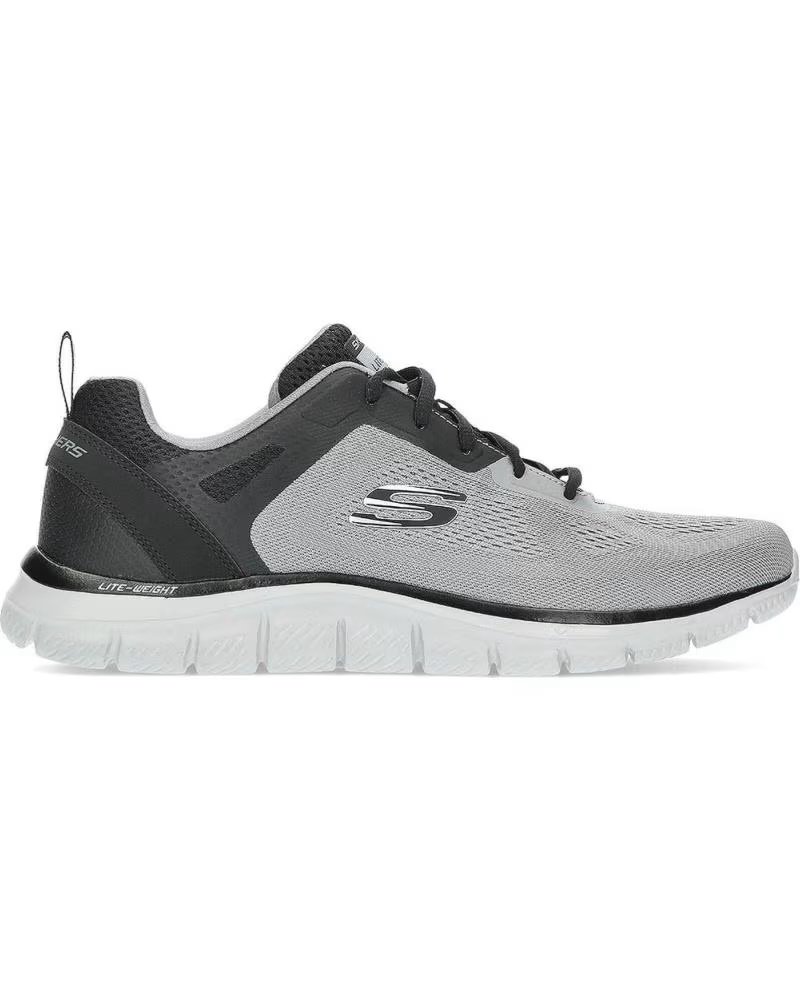 Zapatillas Casual Skechers Track Broader 232698-GYBK Hombre